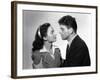 Les demons by la Liberte Brute Force by JulesDassin with Ann Blyth and Burt Lancaster, 1947 (b/w ph-null-Framed Photo