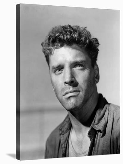 Les demons by la Liberte Brute Force by JulesDassin with Burt Lancaster, 1947 (b/w photo)-null-Stretched Canvas