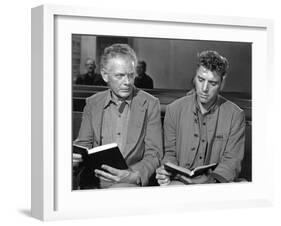 Les demons by la Liberte Brute Force by JulesDassin with Charles Bickford and Burt Lancaster, 1947 -null-Framed Photo