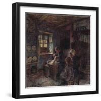 'Les Dentellieres', c1888-Leon-Augustin Lhermitte-Framed Giclee Print