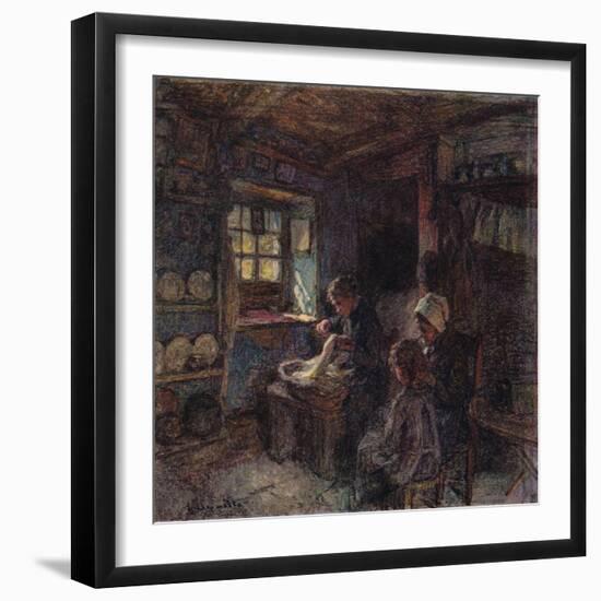 'Les Dentellieres', c1888-Leon-Augustin Lhermitte-Framed Giclee Print