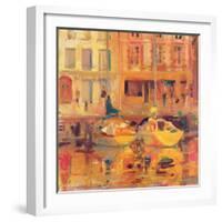 Les Deux Bateaux-Peter Graham-Framed Giclee Print