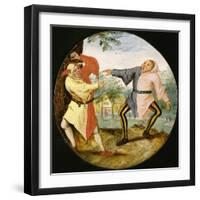 Les Deux Bouffons-Pieter Brueghel the Younger-Framed Giclee Print