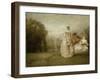 Les Deux cousines-Jean Antoine Watteau-Framed Giclee Print