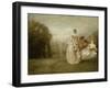 Les Deux cousines-Jean Antoine Watteau-Framed Giclee Print