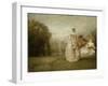 Les Deux cousines-Jean Antoine Watteau-Framed Giclee Print