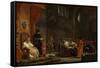 Les deux Foscari-Eugene Delacroix-Framed Stretched Canvas