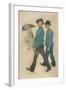 Les Deux Gigolos', 1898-Theophile Alexandre Steinlen-Framed Giclee Print