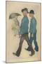 Les Deux Gigolos', 1898-Theophile Alexandre Steinlen-Mounted Giclee Print