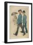 Les Deux Gigolos', 1898-Theophile Alexandre Steinlen-Framed Giclee Print