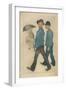 Les Deux Gigolos', 1898-Theophile Alexandre Steinlen-Framed Giclee Print