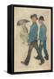Les Deux Gigolos', 1898-Theophile Alexandre Steinlen-Framed Stretched Canvas