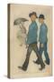 Les Deux Gigolos', 1898-Theophile Alexandre Steinlen-Stretched Canvas