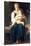 Les Deux Soeurs, c.1877-William Adolphe Bouguereau-Stretched Canvas
