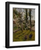 Les Dindons (Pont Aven Landscape), 1888-Paul Gauguin-Framed Giclee Print