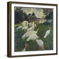 Les Dindons (The Turkeys)-Claude Monet-Framed Giclee Print