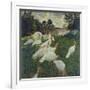 Les Dindons (The Turkeys)-Claude Monet-Framed Giclee Print