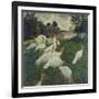 Les Dindons (The Turkeys)-Claude Monet-Framed Giclee Print