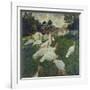 Les Dindons (The Turkeys)-Claude Monet-Framed Giclee Print