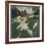 Les Dindons (The Turkeys)-Claude Monet-Framed Giclee Print