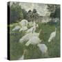 Les dindons-Claude Monet-Stretched Canvas