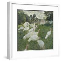 Les dindons-Claude Monet-Framed Giclee Print