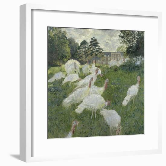 Les dindons-Claude Monet-Framed Giclee Print