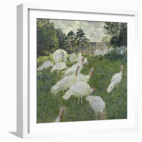 Les dindons-Claude Monet-Framed Giclee Print