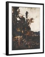 Les disciples d'Emmaüs-Gustave Moreau-Framed Giclee Print