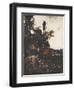 Les disciples d'Emmaüs-Gustave Moreau-Framed Premium Giclee Print