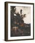 Les disciples d'Emmaüs-Gustave Moreau-Framed Giclee Print