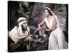 Les dix commandements (The ten Commandements) by CecilDeMille with Charlton Heston (Moise, Moses) a-null-Stretched Canvas