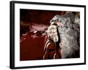 Les dix commandements (The ten Commandements) by CecilDeMille with Charlton Heston (Moise, Moses),-null-Framed Photo