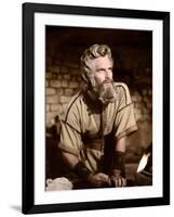 Les dix commandements (The ten Commandements) by CecilDeMille with Charlton Heston (Moise, Moses), -null-Framed Photo