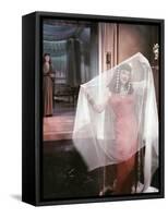 Les Dix Commandements THE TEN COMMANDMENTS by CecilBDeMille with Anne Baxtern, 1956 (photo)-null-Framed Stretched Canvas
