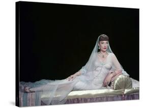 Les Dix Commandements THE TEN COMMANDMENTS by CecilBDeMille with Anne Baxtern, 1956 (photo)-null-Stretched Canvas