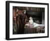 Les Dix Commandements THE TEN COMMANDMENTS by CecilBDeMille with Charlton Heston and Anne Baxter, 1-null-Framed Photo