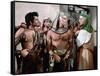 Les Dix Commandements THE TEN COMMANDMENTS by CecilBDeMille with John Derek, Charlton Heston and Vi-null-Framed Stretched Canvas