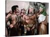 Les Dix Commandements THE TEN COMMANDMENTS by CecilBDeMille with John Derek, Charlton Heston and Vi-null-Stretched Canvas