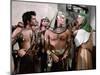 Les Dix Commandements THE TEN COMMANDMENTS by CecilBDeMille with John Derek, Charlton Heston and Vi-null-Mounted Photo