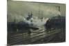 Les docks de Cardiff-Lionel Walden-Mounted Giclee Print