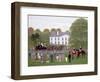 Les Drags - Longchamps and the Guard Republican-Vincent Haddelsey-Framed Giclee Print