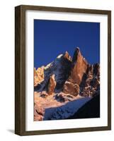 Les Drus, Mont Blanc Massif, Chamonix, Haute Savoie, French Alps, France, Europe-David Pickford-Framed Photographic Print