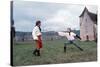 Les Duellistes THE DUELLISTS by RidleyScott with Harvey Keitel and Keith Carradine, 1977 (photo)-null-Stretched Canvas