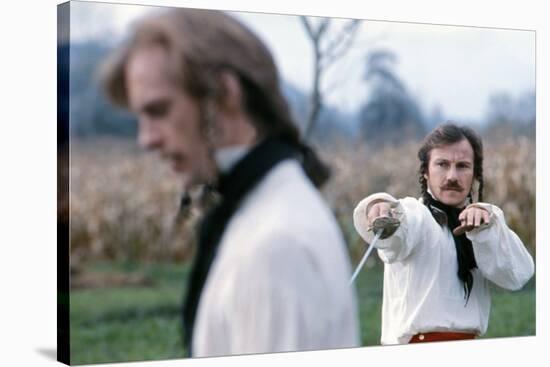 Les Duellistes THE DUELLISTS by RidleyScott with Harvey Keitel and Keith Carradine, 1977 (photo)-null-Stretched Canvas