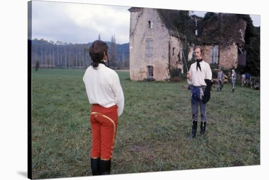 Les Duellistes THE DUELLISTS by RidleyScott with Harvey Keitel and Keith Carradine, 1977 (photo)-null-Stretched Canvas