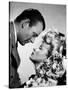 Les Ecumeurs THE SPOILERS by Ray Enright with John Wayne and Marlene Dietrich, 1942 (b/w photo)-null-Stretched Canvas