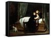 Les Enfants D'Edouard-Hippolyte Delaroche-Framed Stretched Canvas