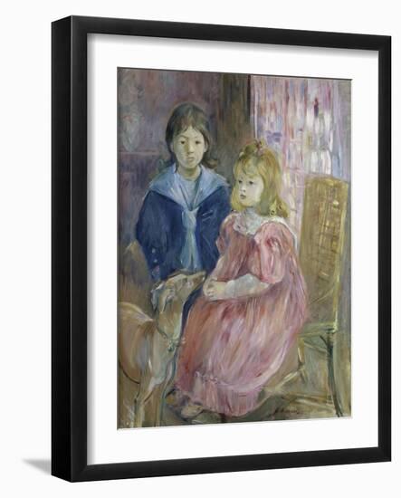 Les Enfants de Gabriel-Berthe Morisot-Framed Giclee Print