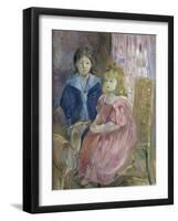 Les Enfants de Gabriel-Berthe Morisot-Framed Giclee Print